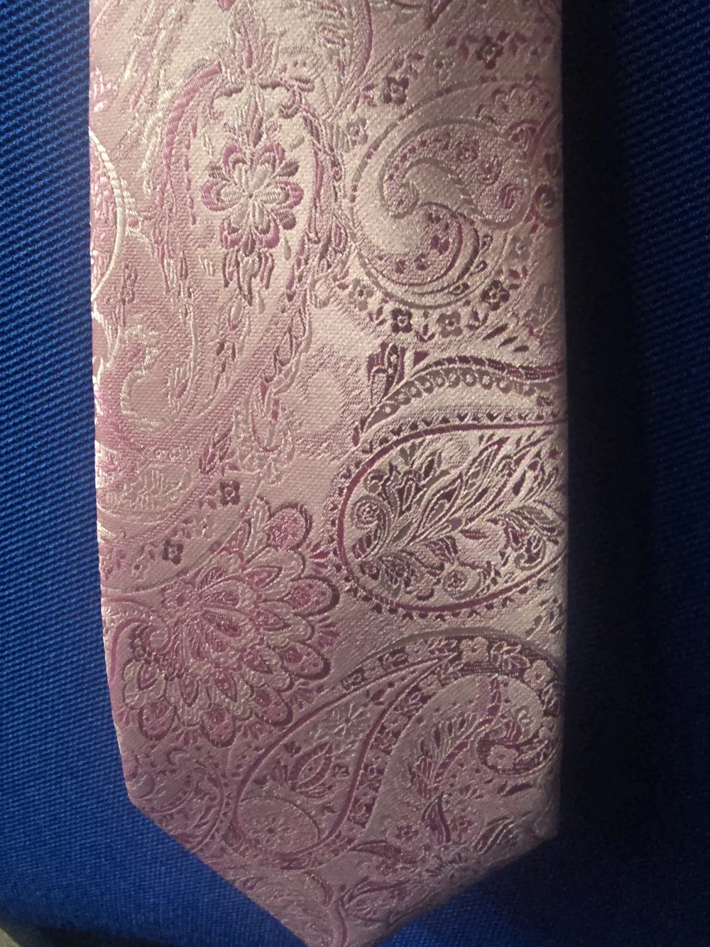 Tommy Hilfiger Rose Pink Paisley Silk Tie